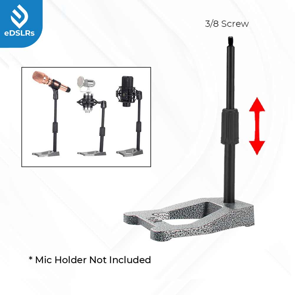 eDSLRs 50cm Heavy Duty Desktop Mic Stand
