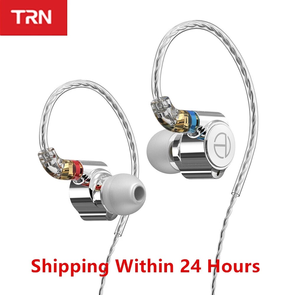TRN TA1 1BA+1DD Knowles Drive In Ear Earphone HIFI Earphone Metal Earphone Earbud With MMCX Silver-plated Cable TRN V90S VX BA8