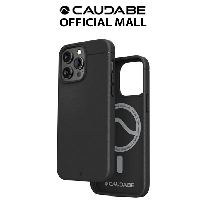 Caudabe Sheath with Magsafe (Black) Phone Case for iPhone 14 Pro Max / iPhone 14 Pro / iPhone 14 Plus / iPhone 14