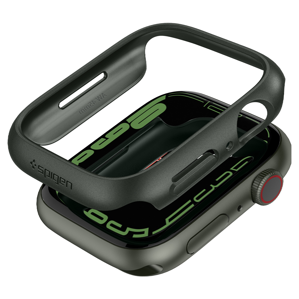 Spigen Apple Watch Series 8 Case (2022) Apple Watch Series 7 Case (45mm) Thin Fit Hard Cover Slim Protective Casing