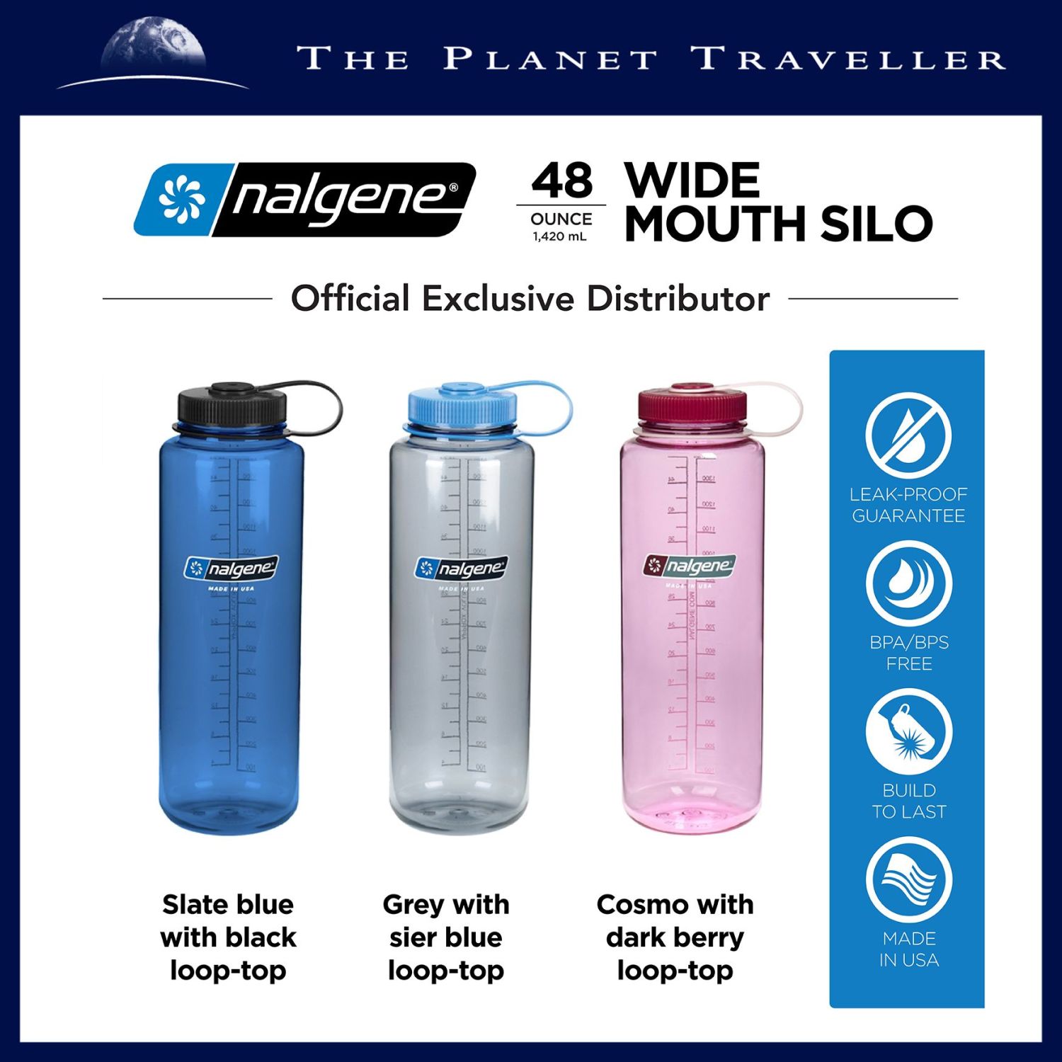 Nalgene 48oz Silo Water Bottle