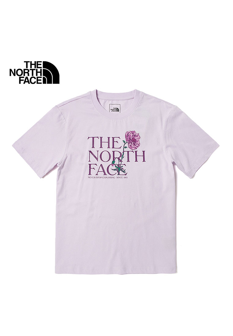 The North Face Women Short-Sleve Injection Tee [Asia Size] - Lavender Fog