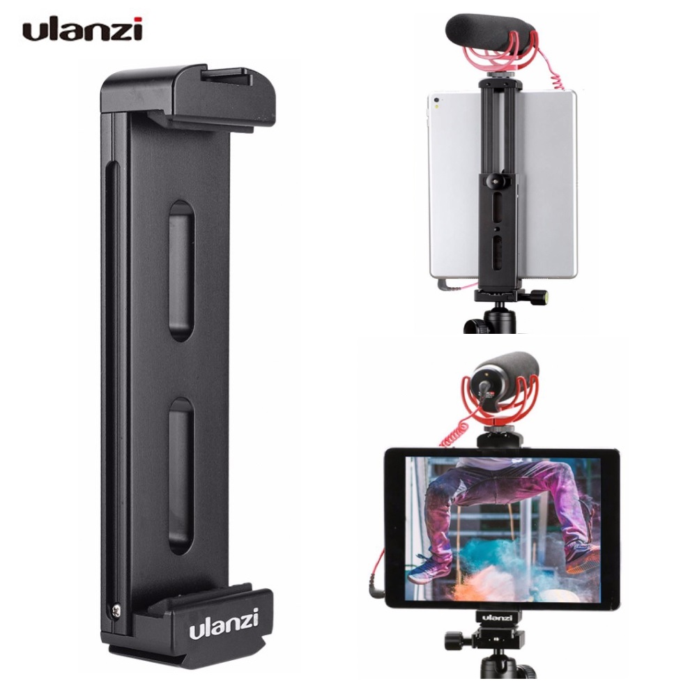 ULANZI U-Pad Pro Aluminum Alloy Tablet Holder Vlog Mount Tripod Adapter for iPad