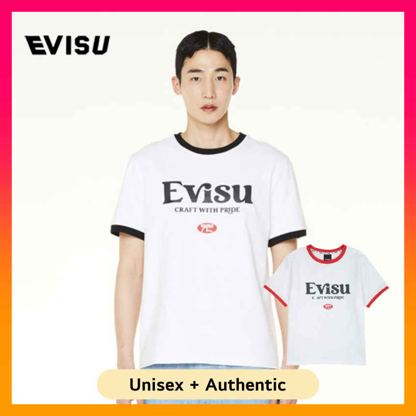 Evisu Retro Ringer Slim Fit Unisex T shirt